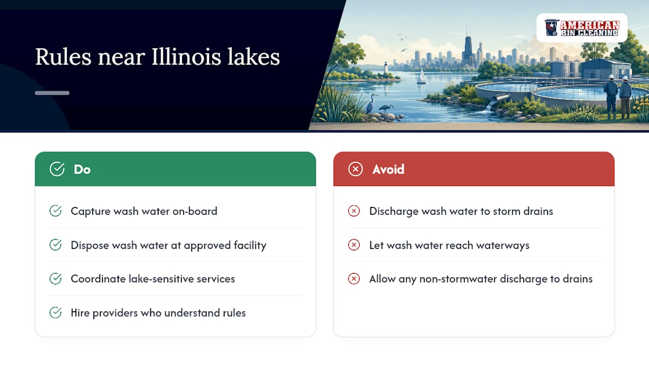 What local regulations apply near Illinois lakes? — overview diagram