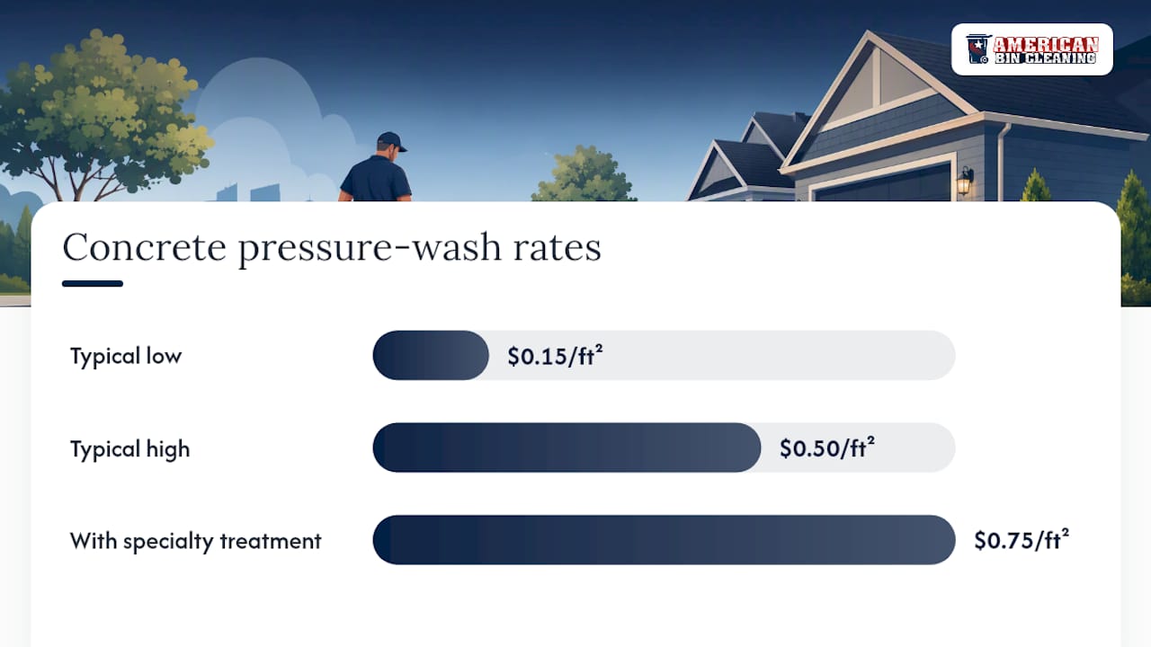 What Does Concrete Pressure Washing Cost Per Square Foot? — overview diagram